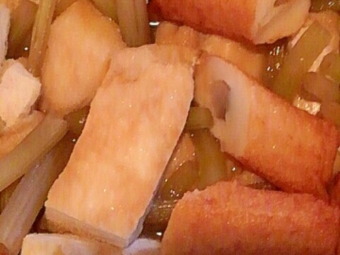 春に◎ごぼ天&油揚げ&ふきの煮物